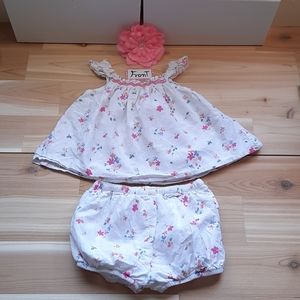 OshKosh B'gosh matching set for girls 18-24M